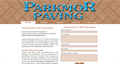 Desktop Screenshot of parkmorpaving.co.za